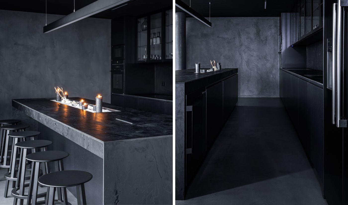 View of Grey Penthouse: a “dark” style opting for the Project collection from ...
