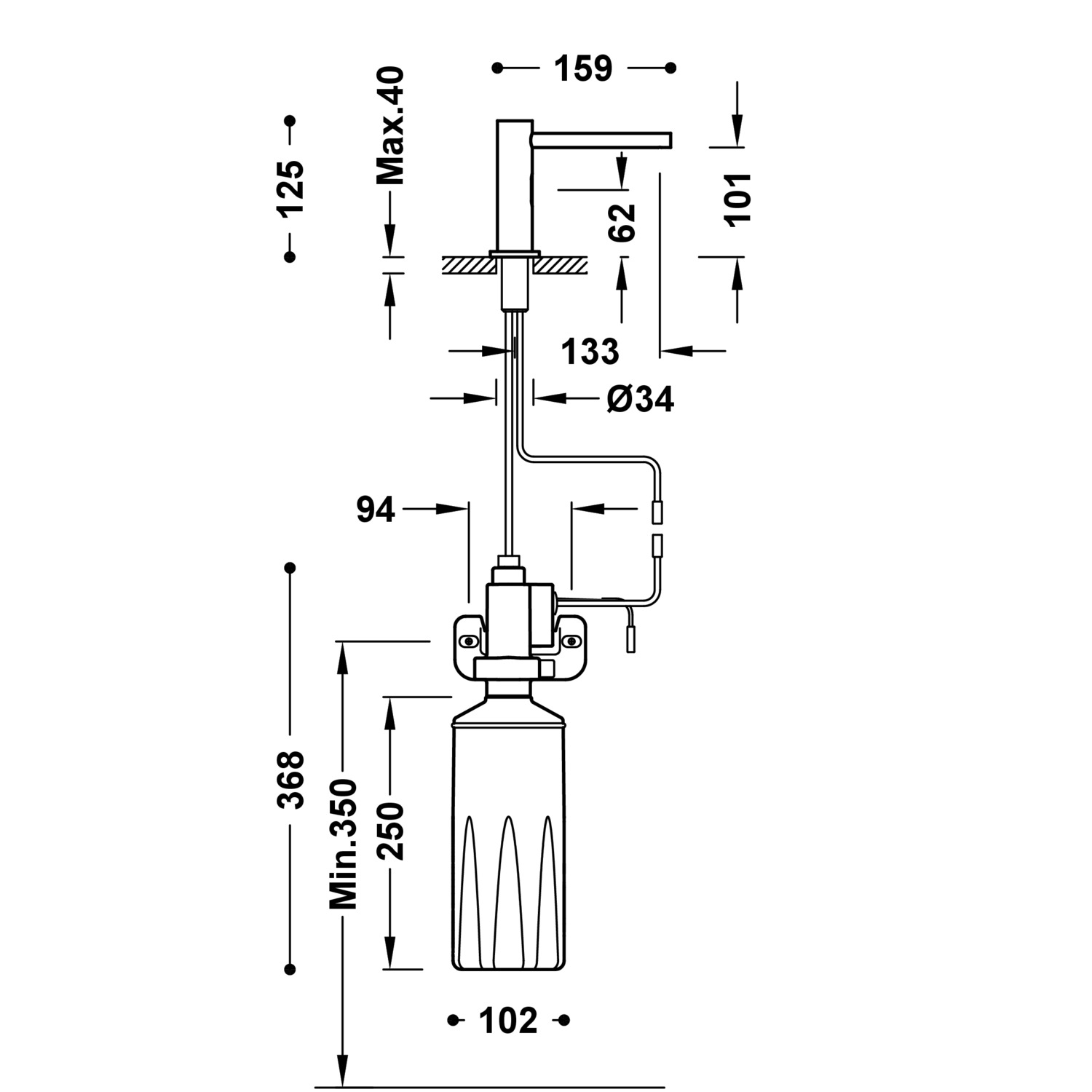Dispenser Sapone Automatico Con Sensore | 4 Livelli Di Erogazione | Impermeabile IPX6 | Per Cucina E Bagno - Foto 13
