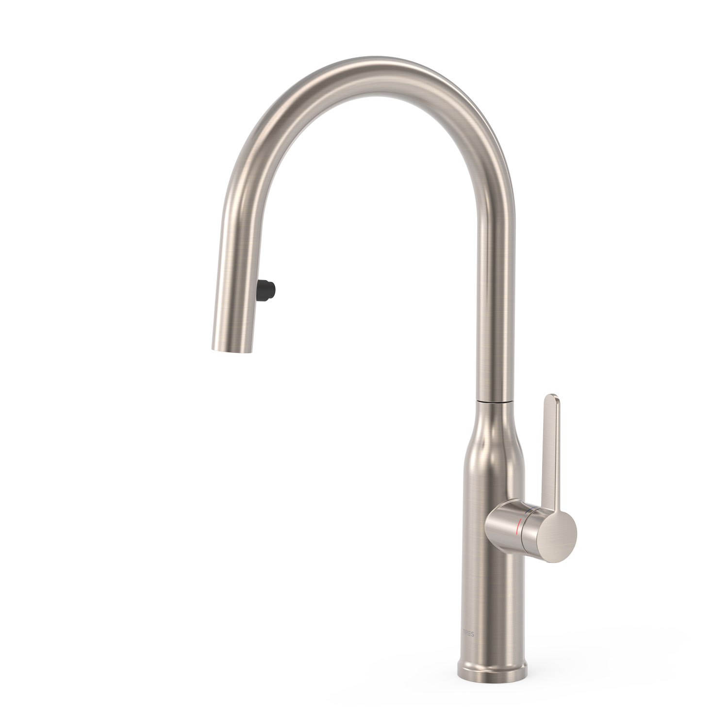 Tosca 255 K821 MB T   Llave De Cocina De Doble Mango Mejorado Para Montaje En Pared Con Boquilla Extraíble, Negro Mate