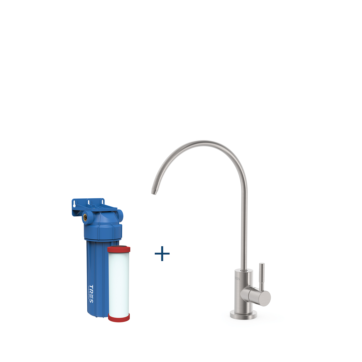 Rubinetto Lavabo Bagno Nero Opaco QFN – 3 Fori A Larga Diffusione, Quadrato, Con Scarico Pop-up In Metallo E Tubi PEX - 3