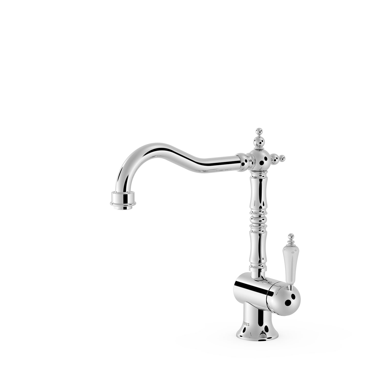 Grifos Monomando Grifo Bide Tres TRES 24212202 TRES CLASIC Grifo Bimando Para Bidé Color Cromo