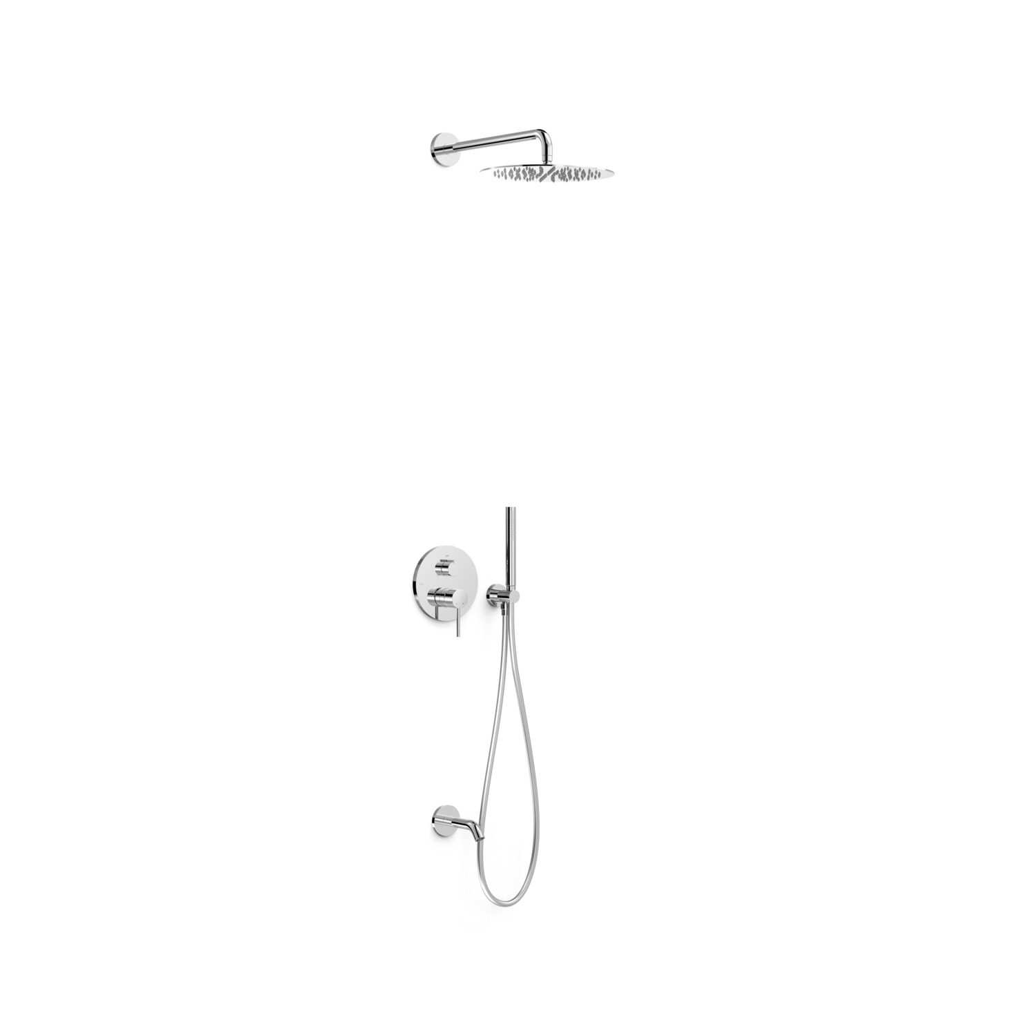 RAPID-BOX Rapid-box 3-way concealed single-handle shower mixer tap