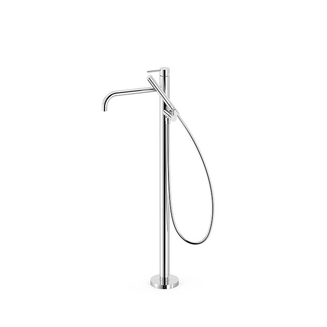 STUDY-TRES Floor-mounted single-handle mixer tap for bath and