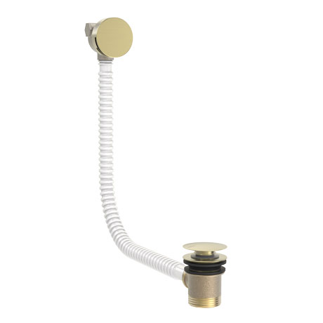 Valvola di scarico con tappo e catena per lavabo con troppopieno-13474320