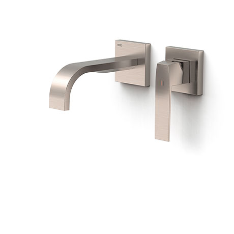TRUSTMI 3-Loch Waschtischarmatur – 2 Griffe, 20,3 Cm Breit, Mattschwarz & Gebürstetes Gold