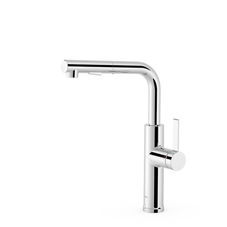 Lavello Bocca Girevole Con Doccetta Estraibile Sole Cromo - Foto 3