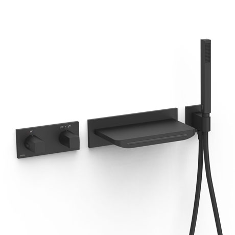 Soho 3-Wege Unterputz Duscharmatur Mit Thermostat – Fertigmontageset